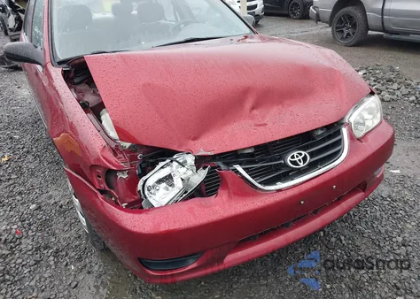 2002 Toyota Corolla Ce from USA, damaged, VIN 1NXBR12E92Z626067